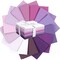 Fat Quarter Bundle -100% Cotton | Pure Solids | Shades of Purple and Magenta l Mix Colors | Quilting & Crafting Soft Fabric | Special Gift